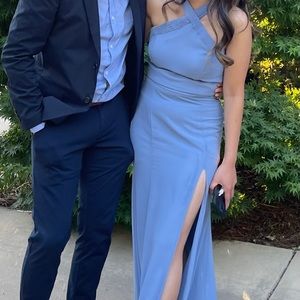 High slit formal dress